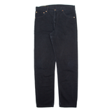 LEVI'S 521 02 Mens Jeans Black Regular Straight W34 L34