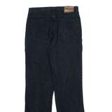 LORENZO Womens Jeans Black Regular Straight 90s W28 L30