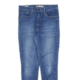 LEVI'S Mile High BIG E Womens Jeans Blue Slim Skinny Stone Wash W29 L28