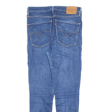 LEVI'S Mile High BIG E Womens Jeans Blue Slim Skinny Stone Wash W29 L28