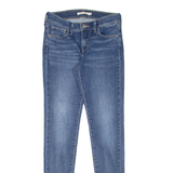 LEVI'S 710 Womens Jeans Blue Slim Skinny Stone Wash W25 L30