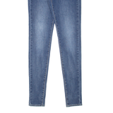 LEVI'S 710 Womens Jeans Blue Slim Skinny Stone Wash W25 L30