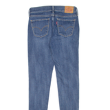 LEVI'S 710 Womens Jeans Blue Slim Skinny Stone Wash W25 L30