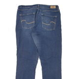 LEVI'S Curvy Womens Jeans Blue Regular Straight Stone Wash W33 L31
