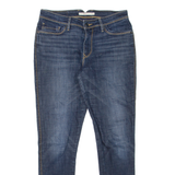 LEVI'S 711 Womens Jeans Blue Slim Skinny Stone Wash W28 L30