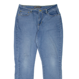 LEVI'S Mid Rise Womens Jeans Blue Slim Straight Stone Wash W29 L32