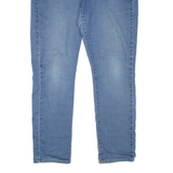 LEVI'S Mid Rise Womens Jeans Blue Slim Straight Stone Wash W29 L32