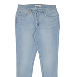 LEVI'S 710 Womens Jeans Blue Slim Skinny Stone Wash W32 L30