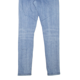 LEVI'S 721 Made & Crafted BIG E Distressed Womens Jeans Blue Slim Skinny W29 L32