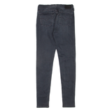 LEVI'S 710 Womens Jeans Grey Slim Skinny Stone Wash W28 L30