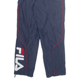 FILA Womens Track Pants Blue Straight M W26 L30