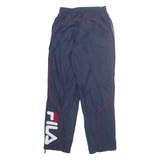 FILA Womens Track Pants Blue Straight M W26 L30