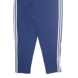 ADIDAS Mens Track Pants Blue Nylon Tapered L W28 L29