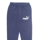 PUMA Mens Joggers Blue Tapered M W28 L28