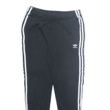 ADIDAS Womens Joggers Black Tapered S W28 L26