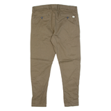 LACOSTE Chino Mens Trousers Green Slim Tapered W32 L25