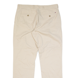 TOMMY HILFIGER Chino Mens Trousers Beige Regular Straight W36 L33