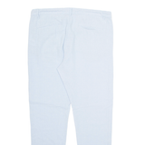 WATSONS Womens Trousers Blue Regular Tapered Linen W34 L29