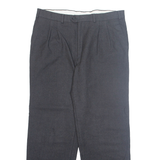 Workwear Mens Trousers Grey Regular Straight W34 L29