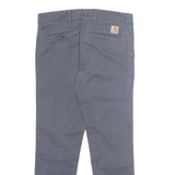CARHARTT WIP Chino Mens Trousers Grey Regular Tapered W30 L27