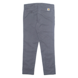 CARHARTT WIP Chino Mens Trousers Grey Regular Tapered W30 L27