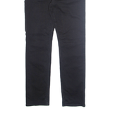 7 FOR ALL MANKIND Womens Trousers Black Regular Tapered W34 L32