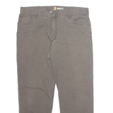 CARHARTT Workwear Mens Trousers Grey Relaxed Straight W40 L29