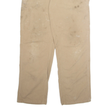 CARHARTT Carpenter Workwear Mens Trousers Beige Regular Straight W32 L32