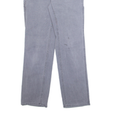 CARHARTT Carpenter Workwear Mens Trousers Grey Regular Straight W32 L31