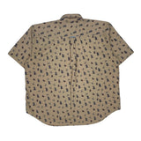 Pendleton Short Sleeve Shirt - XL Beige Cotton