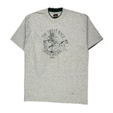 Signal Sports Single Stitch T-Shirt - XL Gray Cotton