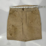 Dickies Carpenter Shorts - 36W 10L Beige Cotton