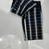 Dickies Checked Shorts - 32W 10L Black Cotton