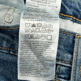 Levis Denim Shorts - 32W 10L Blue Cotton