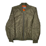 Ma-1 Brooklyn Cloth Bomber Jacket - Large Green Nylon