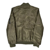 Ma-1 Brooklyn Cloth Bomber Jacket - Large Green Nylon