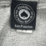 Thrasher Graphic Hoodie - Medium Gray Cotton