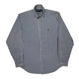 Ralph Lauren Striped Shirt - Large Red Cotton