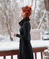 Bishop Sleeve Maxi Dress (Reversible)