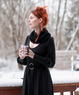 Bishop Sleeve Maxi Dress (Reversible)