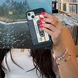 Black Cassette Samsung Galaxy S23+(Plus) Case