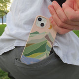 Seashell Mountain Sketch iPhone 14 Pro Case