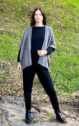 kimono baby alpaca cardigan - eucalyptus