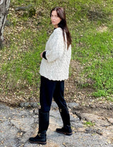 Flammé Hand-Spun Baby Alpaca Cardigan