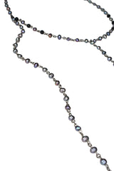 Black Pearl Lariat Chain