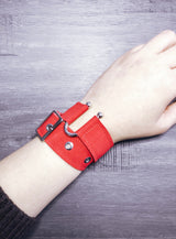 Red Suede Choker