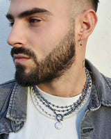 Pearl Coin Clasp Necklace