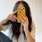 Honey Sun and Moon iPhone 16 Case