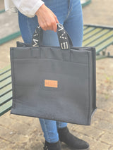 Tote Bag XL black cork