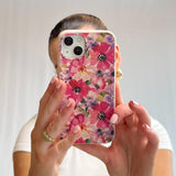 Seashell Painted Petals iPhone 14 Plus Case